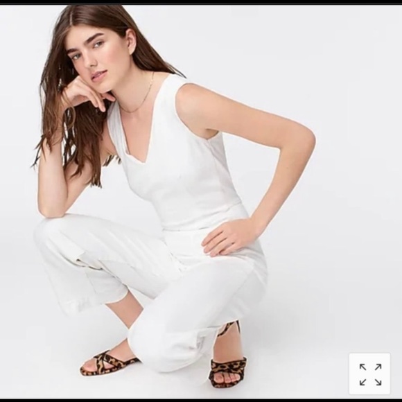 J. Crew Pants - J.Crew white jumpsuit